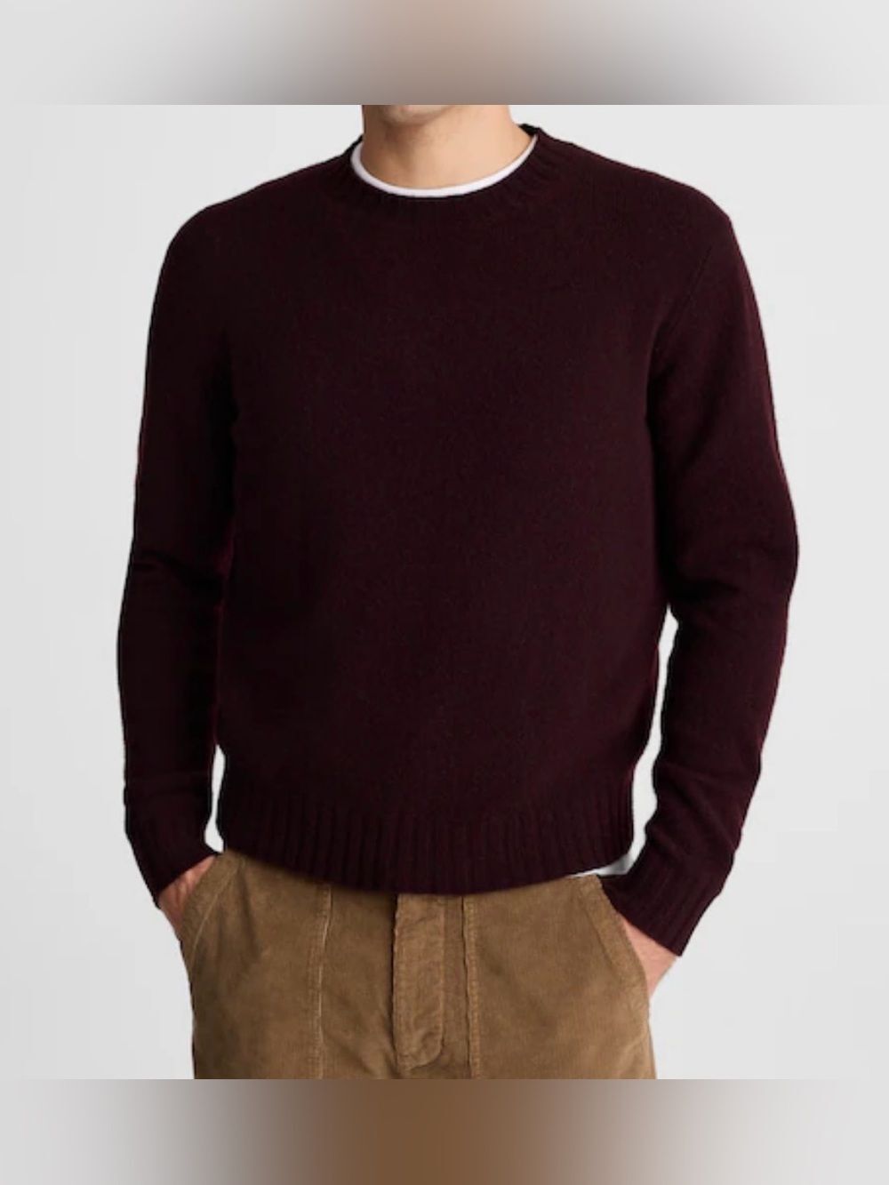 Madewell Crewneck Sweater in Heritage Merino Wool NWT Size XL